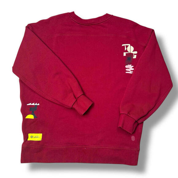 Lululemon Team Canada Perfectly Calgary Oversized Sweatshirt Justin Broadcast XL - Picture 2 of 10